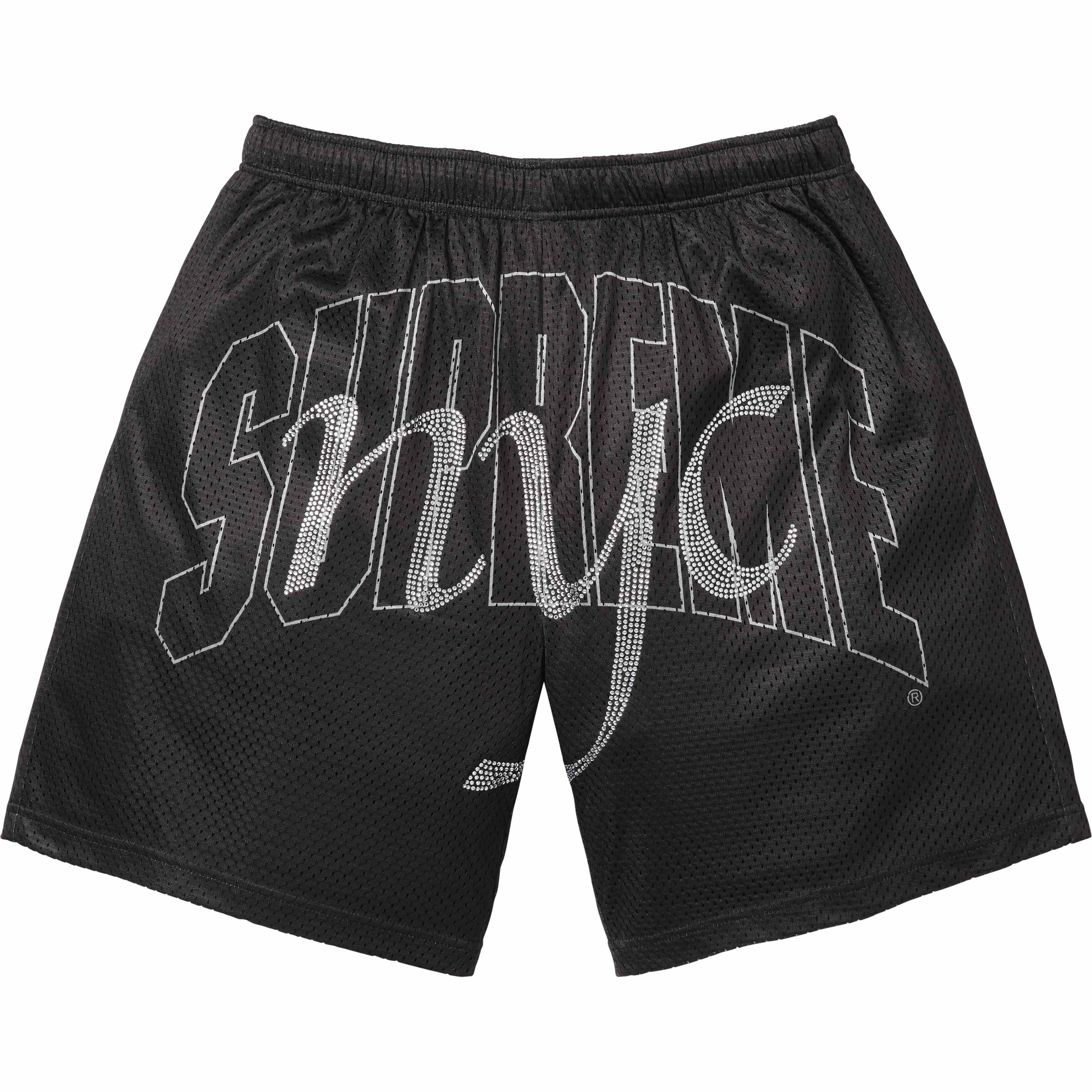 Rhinestone Mesh Short view 3